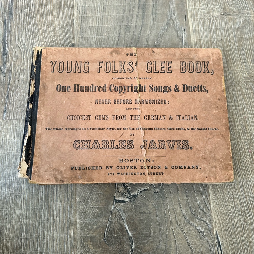 Vintage Young Folks' Glee Book